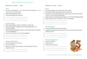 december checklist – gratis printversie