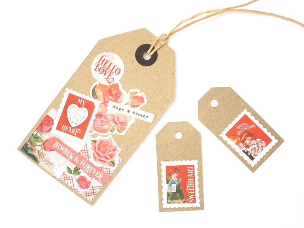 Valentine stickers labels