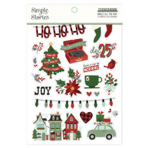 Jingle All the Way Sticker Book (432 stickers) - Simple Stories