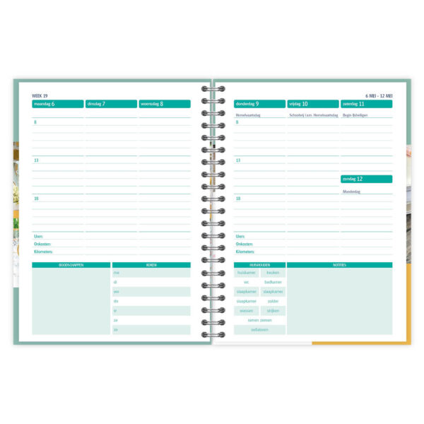 De Organizing Agenda 2024 weekplanner