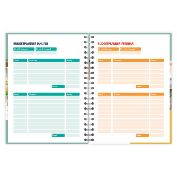 De Organizing Agenda 2024 budgetplanner