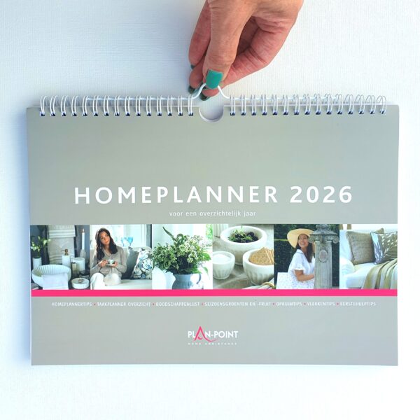 Homeplanner 2026 nu met extra grote wire-o met kalenderoog