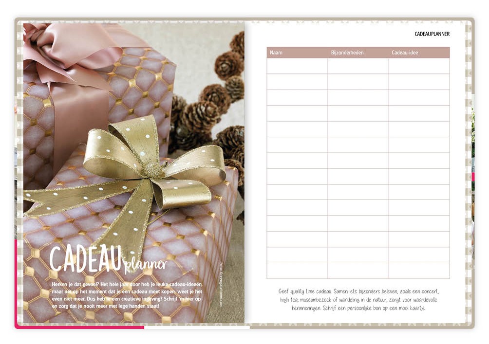 XL Organizing Agenda 2026 - cadeauplanner